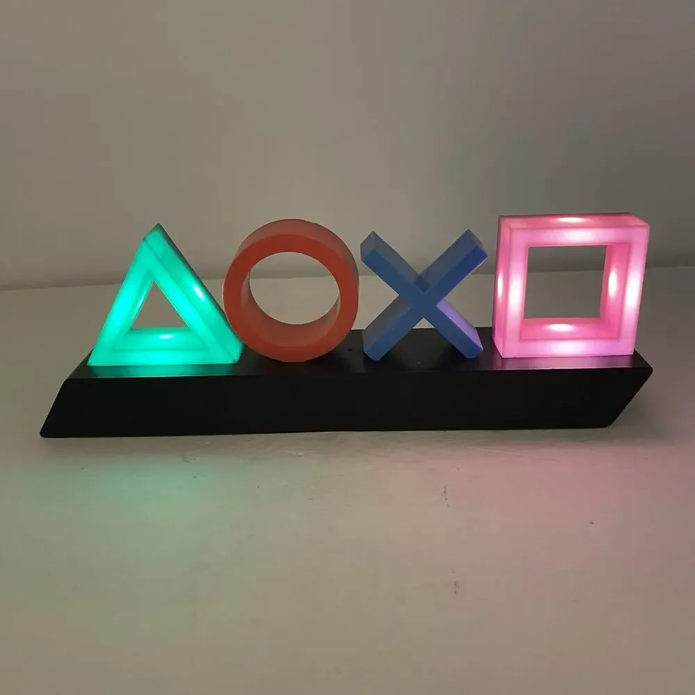 Paladone PlayStation Icons Light LED USB Lamp 3 Modes Music Reactive